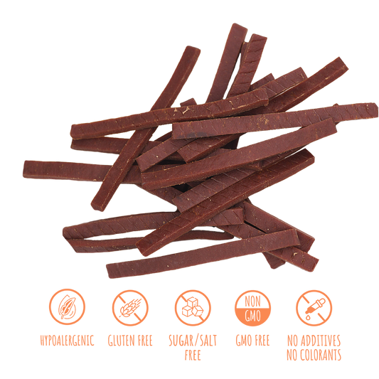 Recompense pentru câini MAVSY, slice cu vita, 100 g