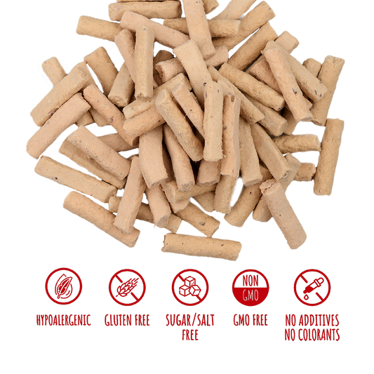 Recompense pentru câini MAVSY, pateu de strut cu sos de merisoare, 50 g