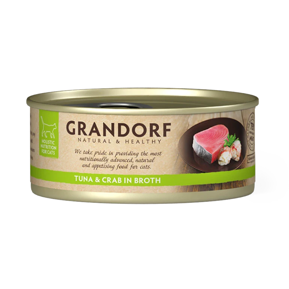 Hrana umeda pentru pisici, Grandorf, Ton/crab