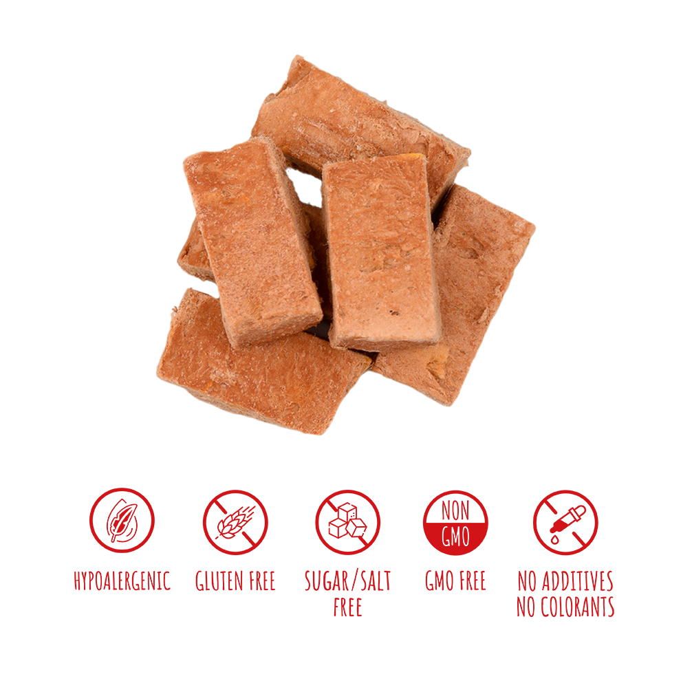 Recompense pentru câini MAVSY, filet mignon din vita cu rosii uscate, 50 g