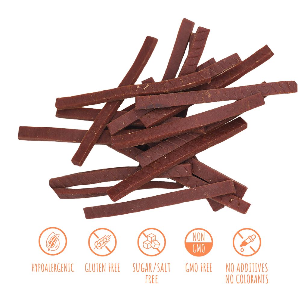 Recompense pentru câini MAVSY, slice cu vita, 100 g