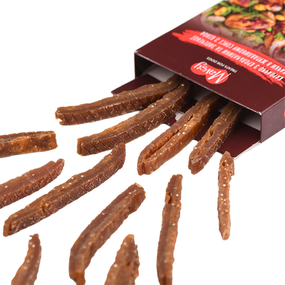 Recompense pentru câini MAVSY, carpaccio din carne de iepure si rata coapta in sos de merisoare, 100 g
