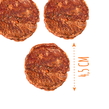 Recompense pentru câini MAVSY, chipsuri din rata cu seminte de chia si morcov, 50 g