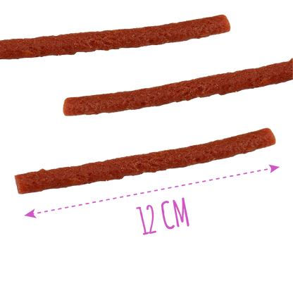 Recompense pentru câini MAVSY, sticks cu rata pentru ingrijirea dintilor si gingiilor, 120 g