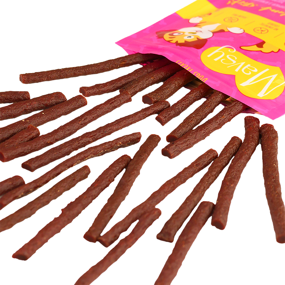 Recompense pentru câini MAVSY, sticks cu miel pentru ingrijirea dintilor si gingiilor, 100 g