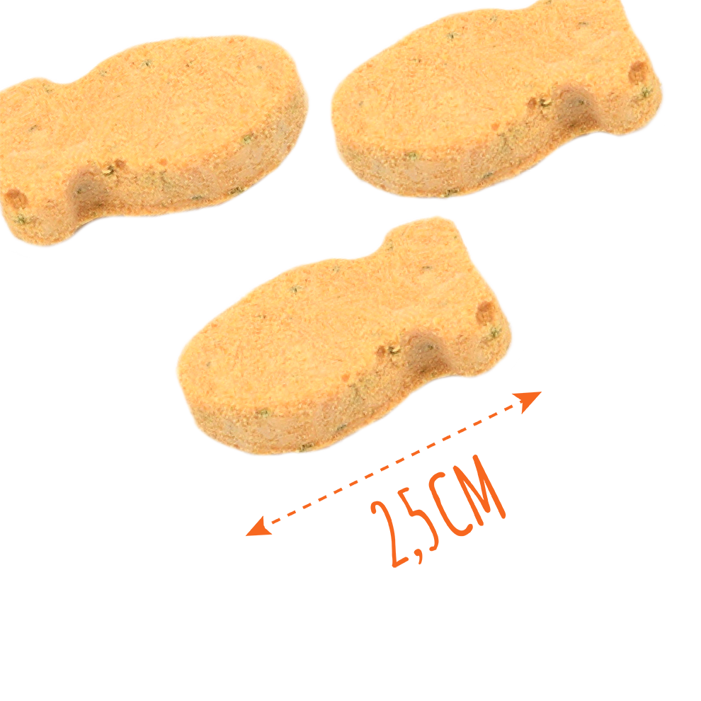 Recompense pentru câini MAVSY, carpaccio din somon cu spanac, 50 g