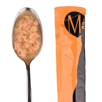 Recompense pentru pisici MAVSY, sub forma de iepure in tocana in sos de kaki copt cu seminte de chia, 75 g