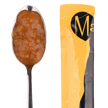 Recompense pentru pisici MAVSY, forma de marmelada vegana de mere cu seminte de plantain cu o urma de iarba de pisica, 75g