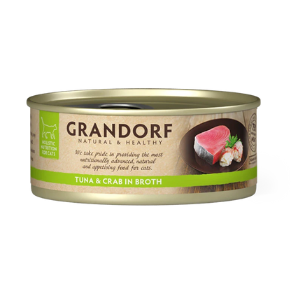 Hrana umeda pentru pisici, Grandorf, Ton/crab