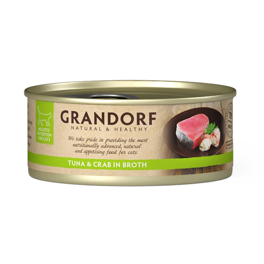 Hrana umeda pentru pisici, Grandorf, Ton/crab